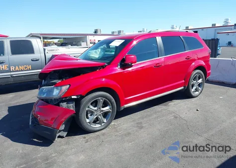 2017 Dodge Journey Crossroad Plus from USA, damaged, VIN 3C4PDCGB8HT676786